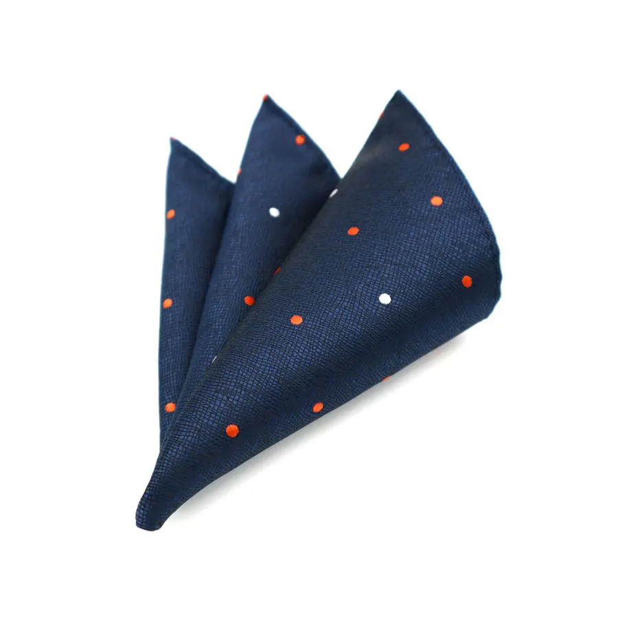 Классический Для мужчин Шелковый носовой платок человек в точка жаккарда нагрудный платок полотенце для сундуков 25*25 см для Свадебная вечеринка аксессуары - Цвет: F096