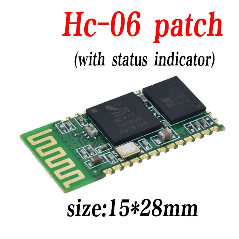 HC-05 HC05 HC-06 HC 06 RF беспроводной Bluetooth приемопередатчик Slave модуль RS232/конвертер TTL в UART и адаптер - Цвет: HC-06