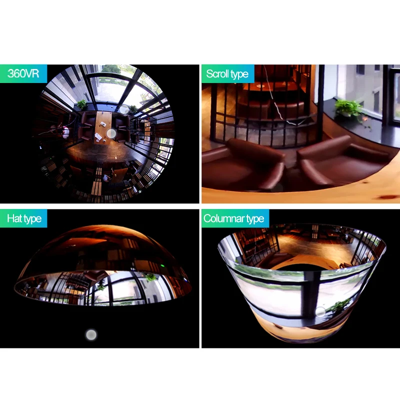 XM панорамная 360 VR 960 P 1080 3MP HD IP камера Умный светодиодный фонарь Cam звездный свет