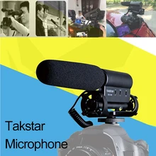TAKSTAR SGC-598 PRO Shotgun DV Stereo Recording Interviews MIC Microphone for Canon Nikon Any DSLR Camera DV Video Camcorder