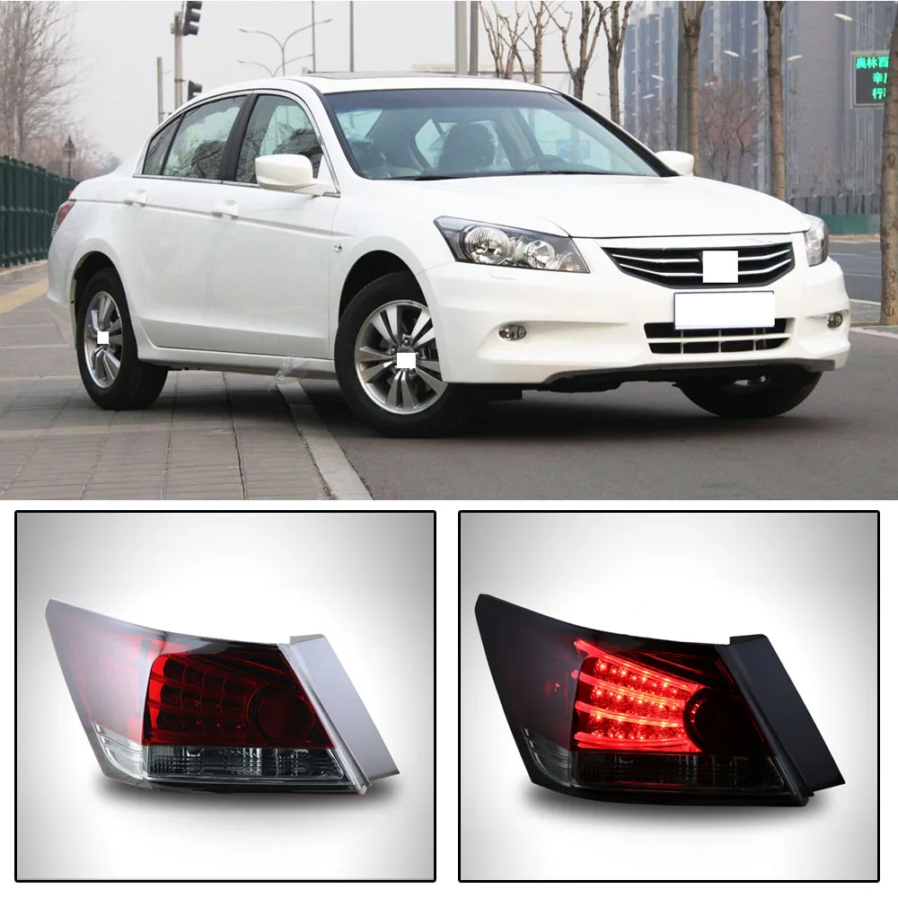 

CAPQX 2PCS/set For Honda Accord 8th 2008-2010 LED Taillight Rear Brake Tail Light taillight with Turn Signal light praking lamp