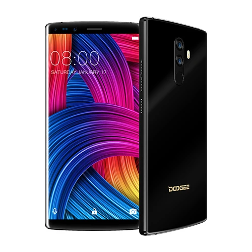 DOOGEE Mix 2 6 ГБ Оперативная память 128 Гб Встроенная память Android 7,1 4060 мАч 5,99 ''fhd+ Helio P25 восьмиядерный смартфон Quad Камера 16,0+ 13,0 Мп 8,0+ 8,0 Мп - Цвет: Black