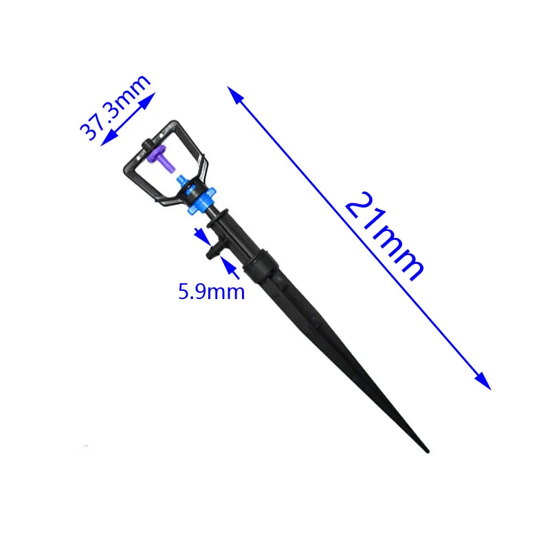 Распылительная насадка для орошения, насадка для распыления, конические поливочные растения для сада, Микро Капельное орошение, полив, спринклер, 10 шт - Цвет: Многоцветный