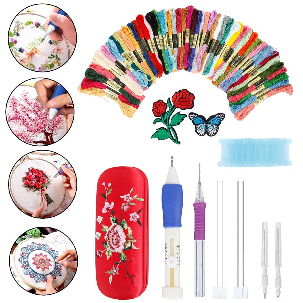 Magic embroidery pen punch needle embroidery patterns punch needle kit Magic embroidery pen punch needle embroidery patterns punch needle kit