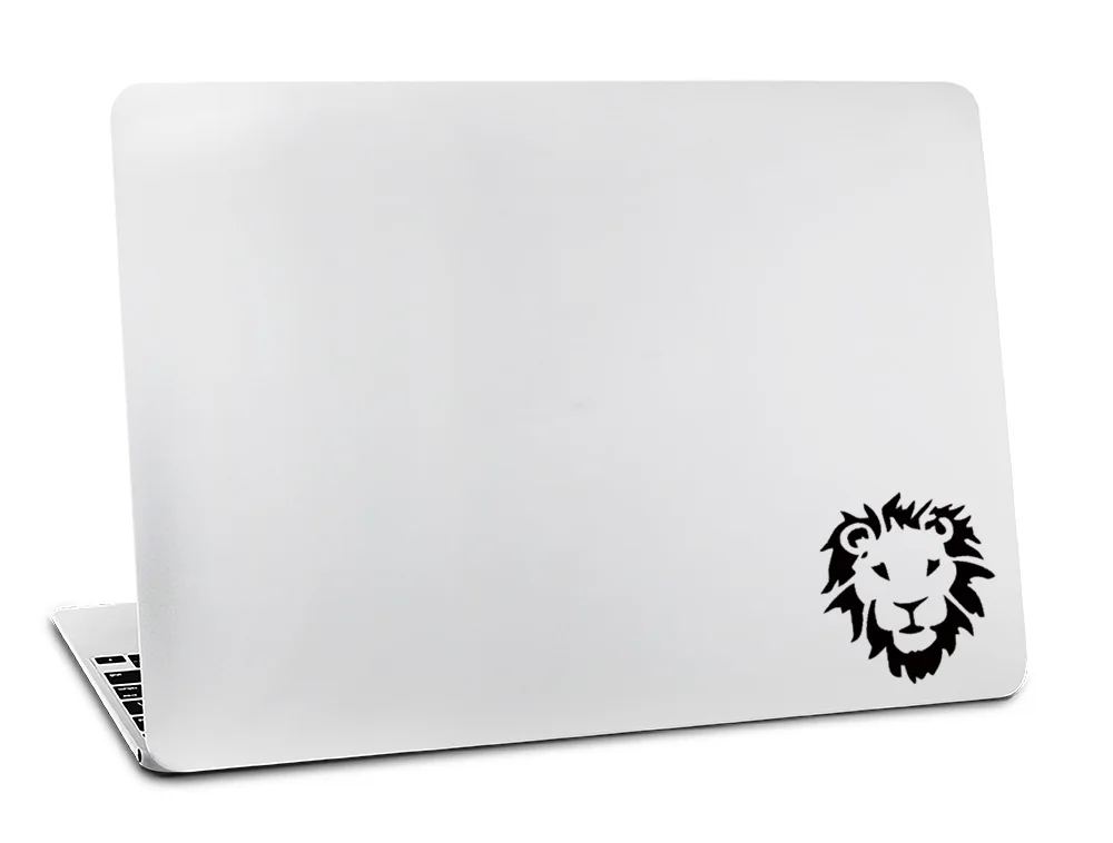 Виниловая наклейка для apple macbook air, 11, 13 дюймов, для Mac Pro, retina, 13, 15, чехол, светящаяся черная наклейка, кошка, обезьяна, волк, сенсорный