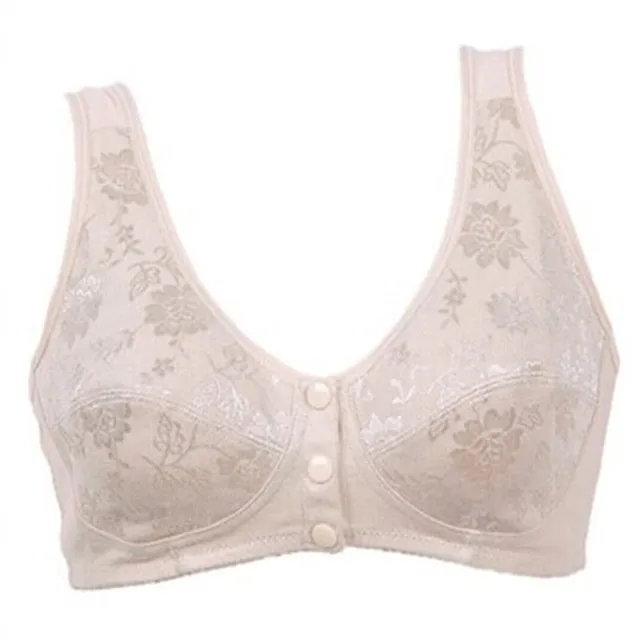 Buy Wireless 100 Cotton Wide Strap Thin Bra Elderly