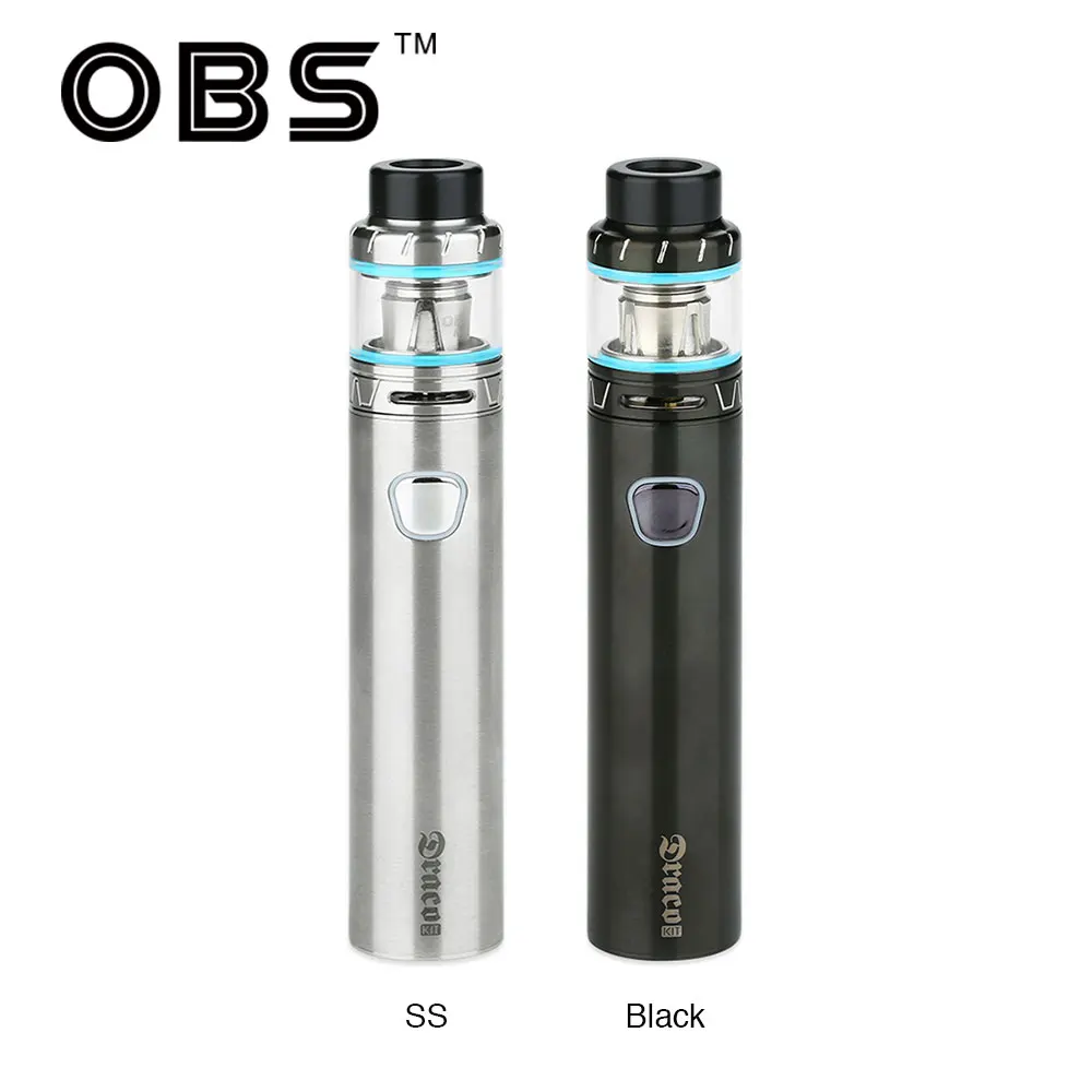 

New OBS Draco Starter Kit 3000mAh Battery with 2ml/3.5ml Tank Capacity & Unique M1 Mesh Coil 0.2ohm Top Refill Pen-style Kit