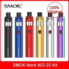 Original SMOK Nord AIO 22 Kit 3.5ML+2000mah Battery+Nord Mesh+Regular coil Electronic Cigarette nord aio 22 kit vs novo vape kit Original SMOK Nord AIO 22 Kit 3.5ML+2000mah Battery+Nord Mesh+Regular coil Electronic Cigarette nord aio 22 kit vs novo vape kit