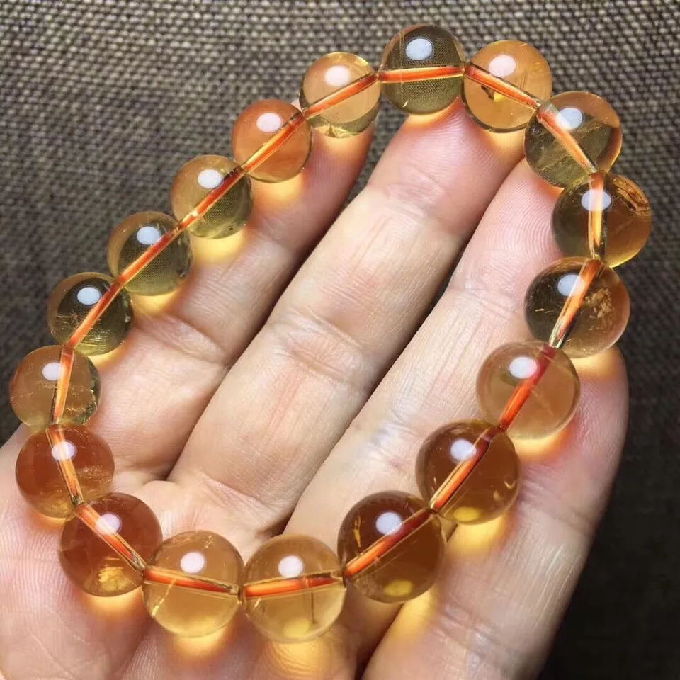 Natural Citrine Quartz Bracelet (3)