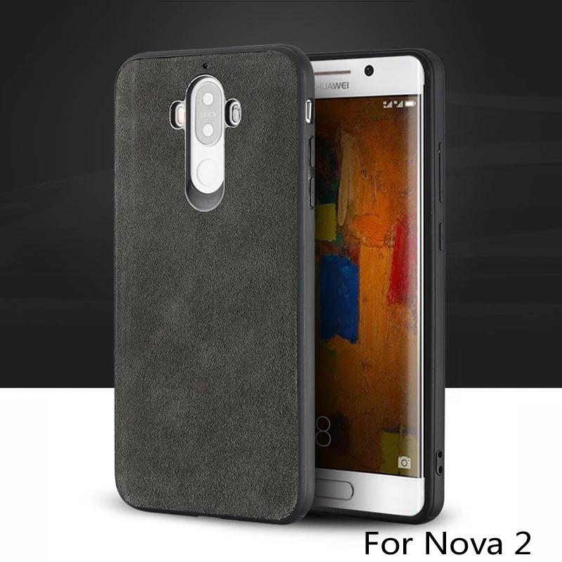 

wangcangli brand All-handmade genuine fur phone case For Huawei Nova2 Comfortable touch all-inclusive phone case