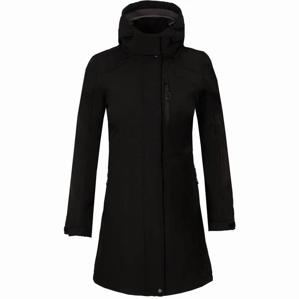 Женская длинная флисовая походная куртка флисовое пальто ветрозащитная водоотталкивающая Спортивная одежда для верховой езды, скалолазания, бега