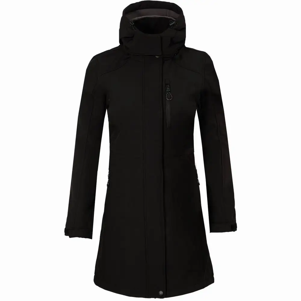 

Softshell Fleece Hiking Jacket for Women, Windproof Water Repellent, Outdoor Sport Wear, Riding, Climbing, Running Coat