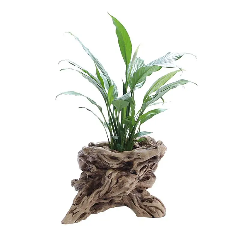 New Simulation Tree Root Succulent Plant Pot Garden Planting Pots