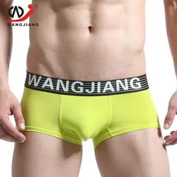 WJ Cuecas боксеры De Marca Мужское нижнее белье Cueca боксер Homme трусы мужские нижнее белье боксеры брендовая одежда спандекс мужские боксеры