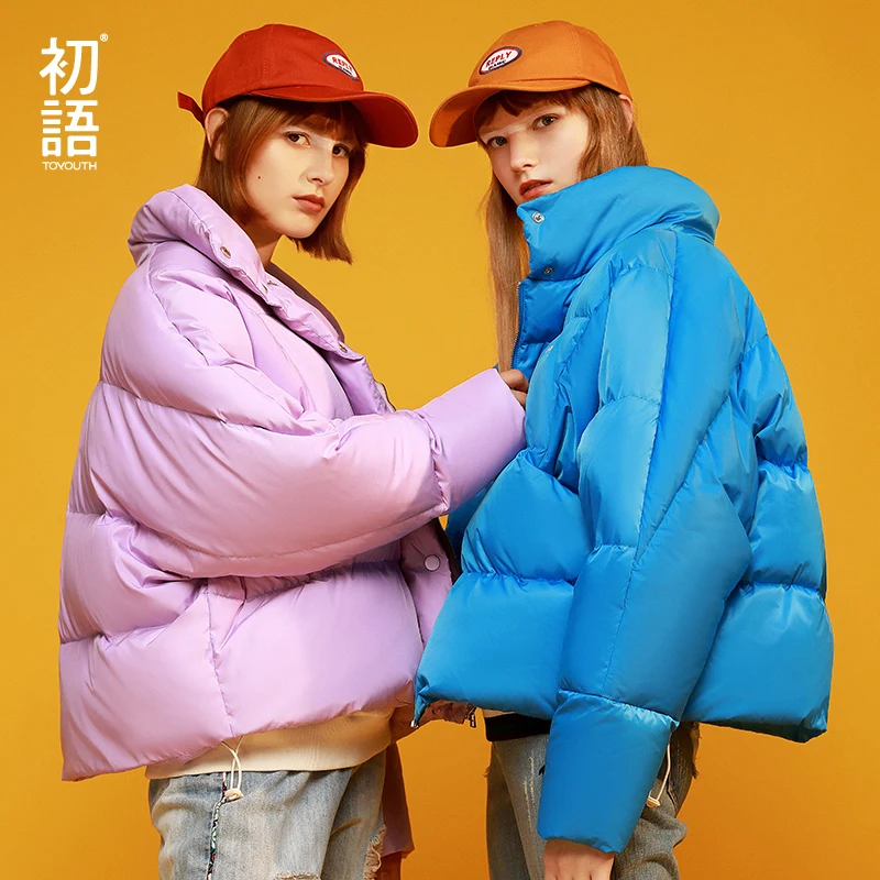 Toyouth New Loose Women Down Coats Long Sleeve Warm Slim Coat Detachable Female Outwear Hooded Short Duck Down Jackets Winterjas Toyouth New Loose Women Down Coats Long Sleeve Warm Slim Coat Detachable Female Outwear Hooded Short Duck Down Jackets Winterjas
