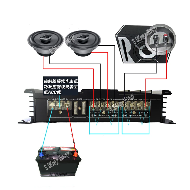 Аудио Mosfet автомобильный усилитель DC 12 V 3800 W 2-16 ohm Стабильный класс A/B автомобильный сабвуфер усилители для домашнего или автомобильного использования