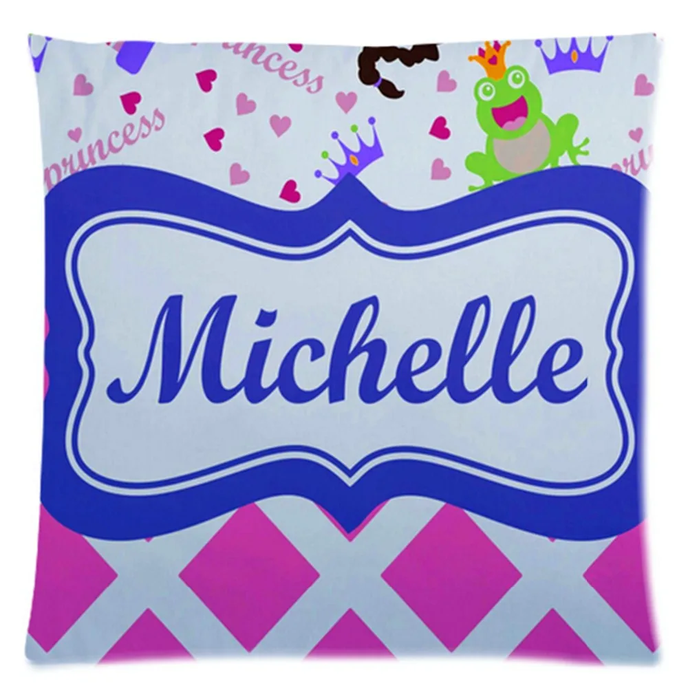 Free Shipping 2015 New Custom Michelle Kisser Linen Pillow Covers