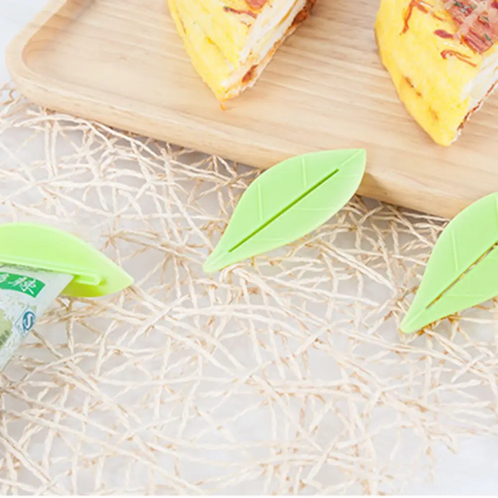 2PCS/SET Creative Home Furnishing Leaf Shape Toothpaste Squeezer Toothpaste Dispenser