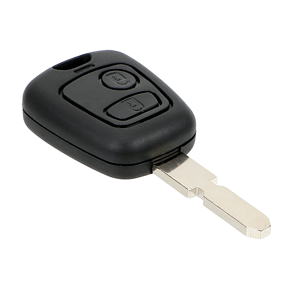 2 Button Uncut Blade Car Key Remote Car Key Case Fob For Peugeot 406 407 307107 205 206 207