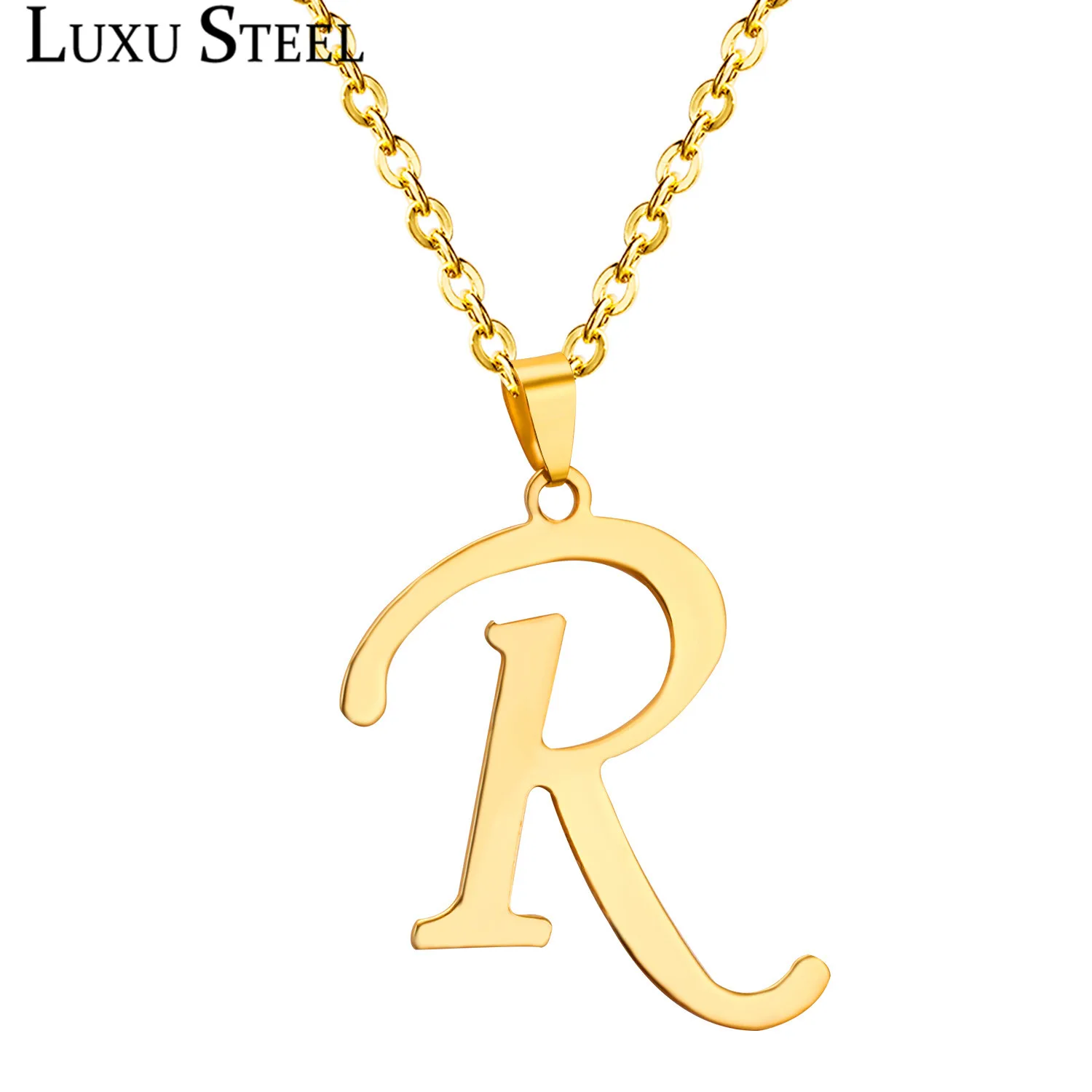 New Arrival Trendy Alphabet Capital font b R b font Letter font b Pendant b font