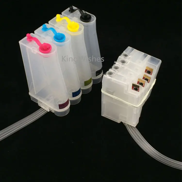 

High Quality 4 Color Empty CISS System With Chip Show Ink Level For HP711 Printer BK C M Y