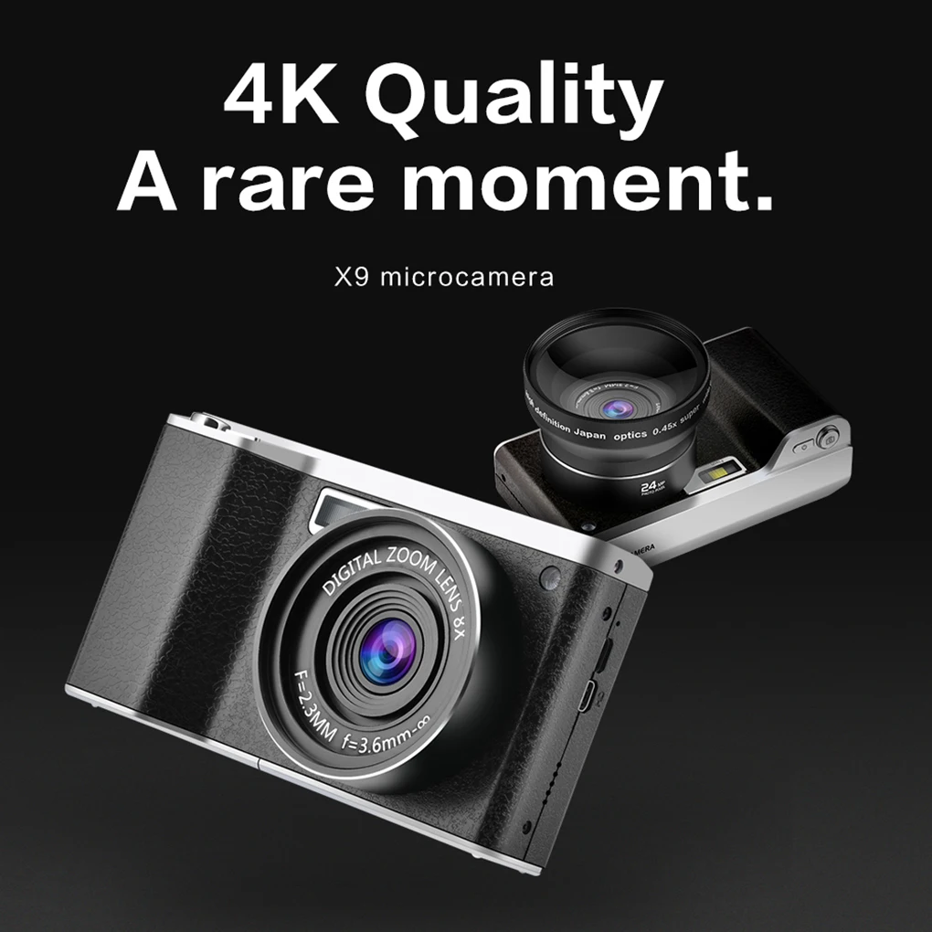 

X9 4.0-Inch Display 12X IPS HD Optical Zoom 1080PHD 24MP SLR Digital Camera Video Recorder