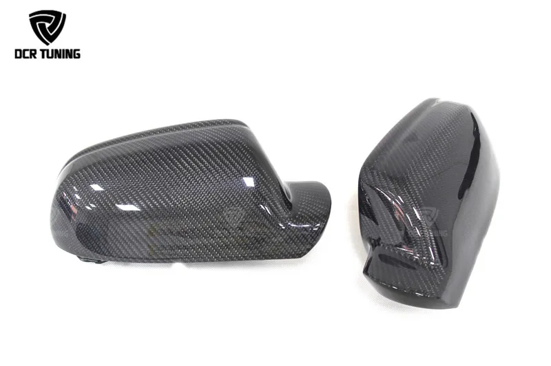For Audi A4 B8.5 A5 S5 RS5 Carbon Fiber Rear View Side Mirror Cover Replacement Without Lane Assit & With side assit 2010 - 2016 (1)