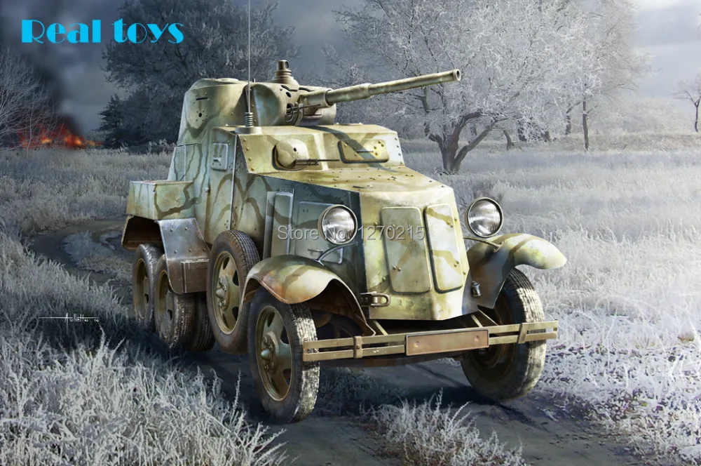 Hobby Boss MODEL 1 35 SCALE military models 83840 Soviet BA 10 Armor Car plastic model
