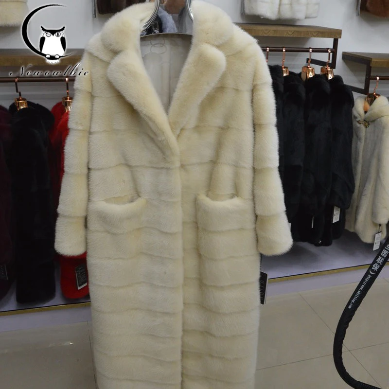 2016 Russian women real fur fur coats Genuine Leather