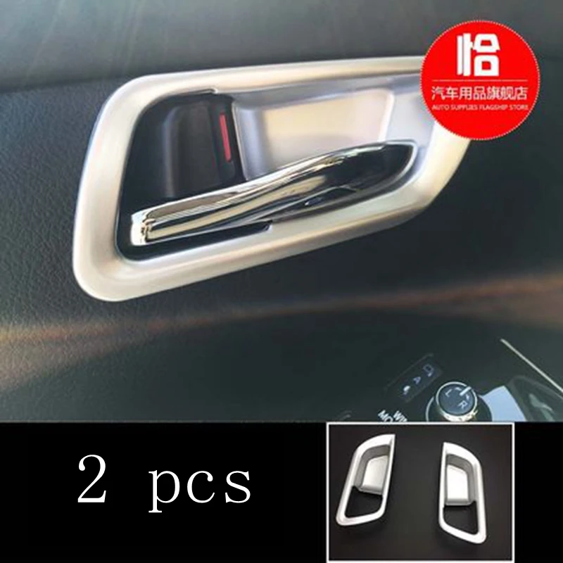 MONTFORD ABS Matte Front Door Inner Handle Bowl Cover Frame Decoration Trims 2Pcs Fit For Toyota Alphard Vellfire 2016 2017 2018 |