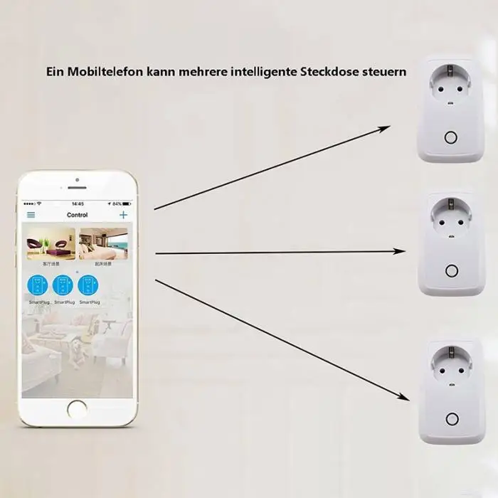 Wifi таймер EU/US розетка смарт-пульт дистанционного управления для iPhone iPad Android LB88