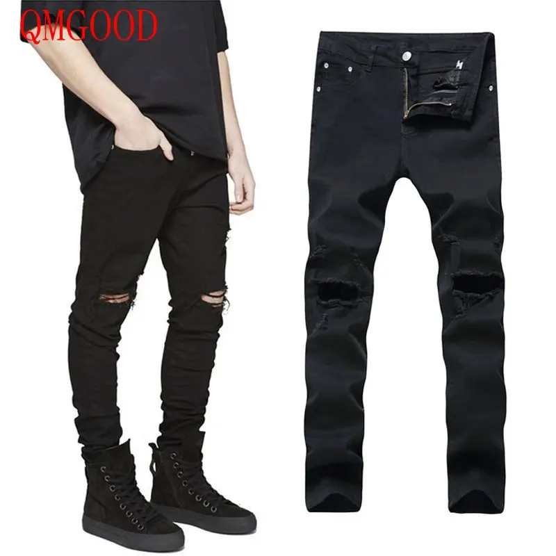 Black ripped skinny jeans for boys size 9