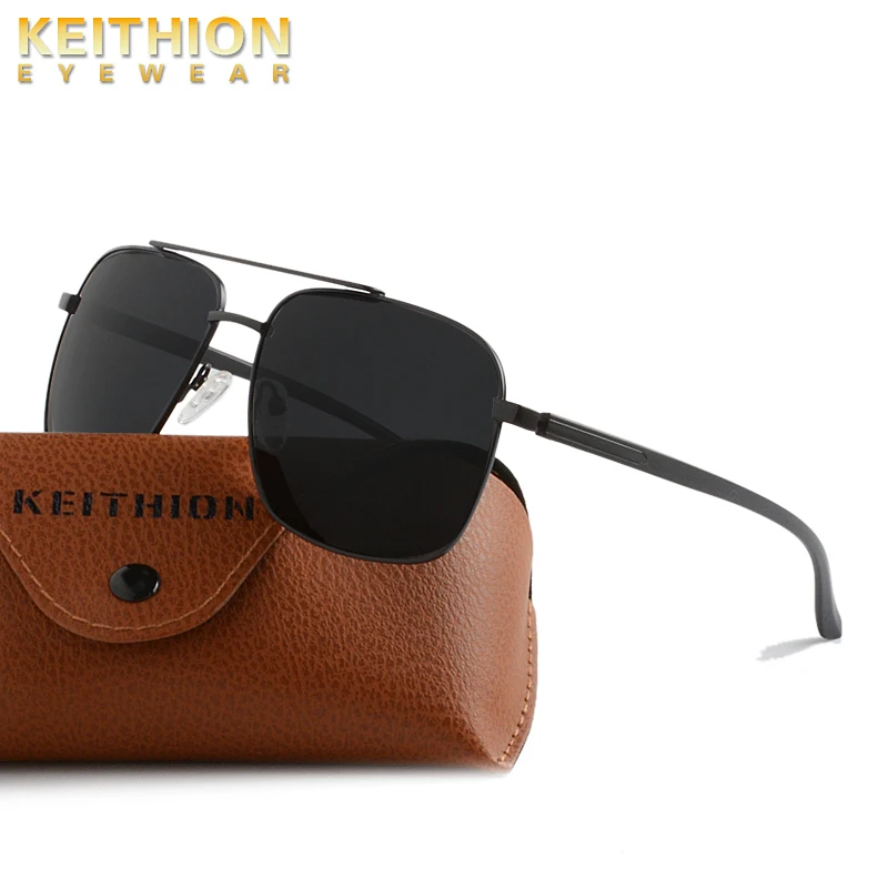 KEITHION Polarized Fashion Big Frame Sunglasses Men Square Fashion Glasses for Women High Quality Retro Sun Glasses Vintage KEITHION Polarized Fashion Big Frame Sunglasses Men Square Fashion Glasses for Women High Quality Retro Sun Glasses Vintage