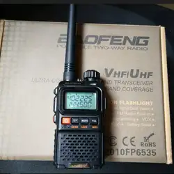 UV-3R + рация UHF VHF Mini UV 3R + Портативный любительский радиопередатчик для путешествий на открытом воздухе рабочее радио