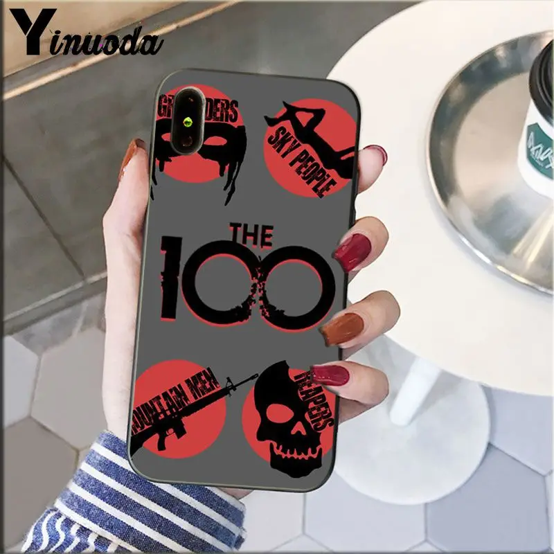 Yinuoda The Hundred The 100, мягкий силиконовый чехол для телефона, чехол для Apple iPhone 8, 7, 6, 6S Plus, X, XS, MAX, 5, 5S, SE, XR, мобильные телефоны