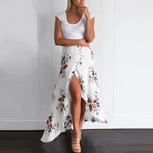 Стильная Праздничная стандартная юбка с большим принтом