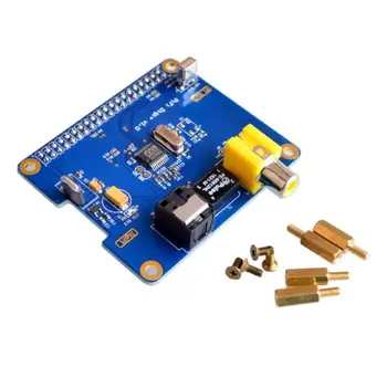 

Raspberry Pi HIFI DiGi Digital Sound Card I2S SPDIF expansion board Digital Chip for Raspberry Pi 2/B+/A+ support Raspberry pi 3