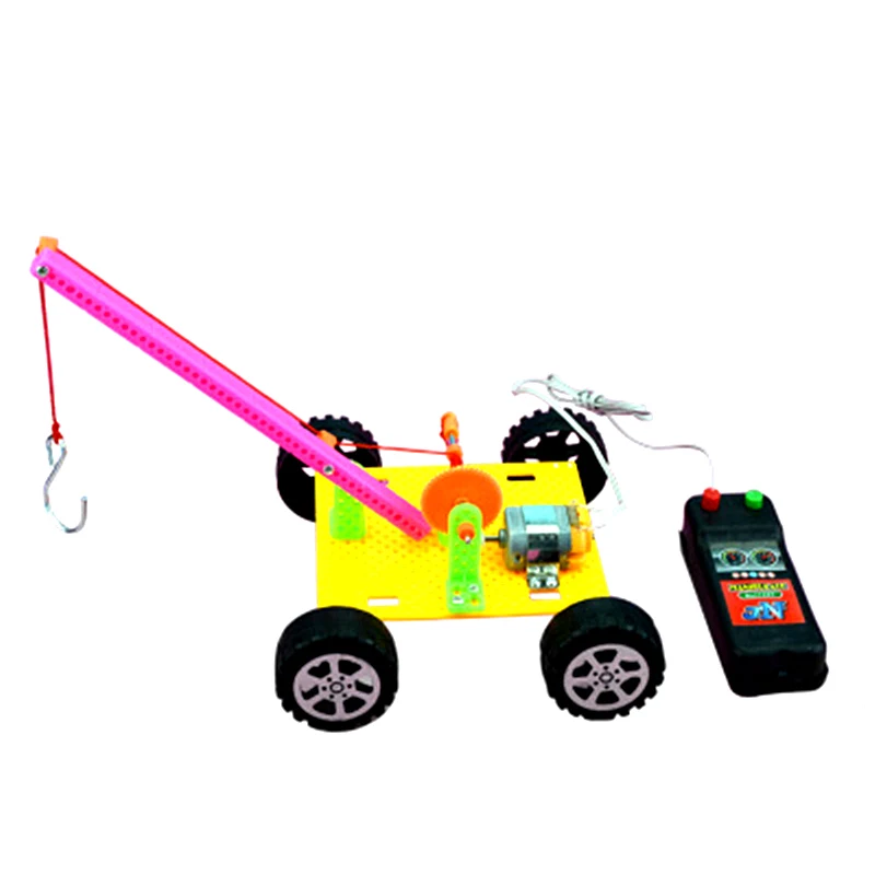 

science toys DIY remote control crane model kit student physical science toy set experiment teaching boy creative toy gift