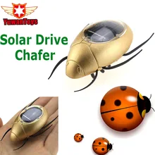 Горячая солнечная соломинка паук муравей таракан солнечной энергии насекомых Новинка Забавные игрушки Мини Зеленые роботы Новинка научное образование