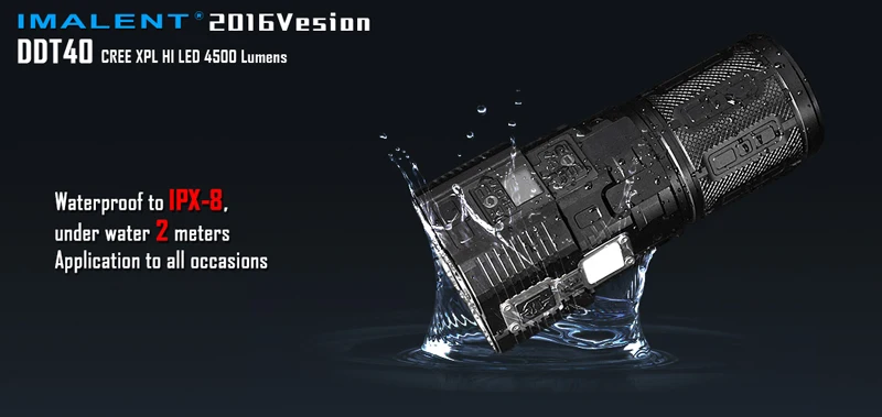 IMALENT DDT40 L2 OLED Intelligence Touch Searchlight 4500 Lumens Flashlight (11)