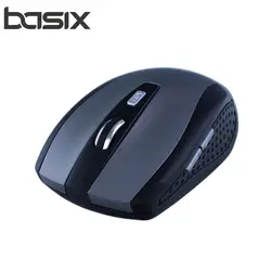 Basix Новый Мышь 2.4 ГГц Беспроводной оптический Мышь Mute 1200 Точек на дюйм для Mac PC ноутбук Мышь