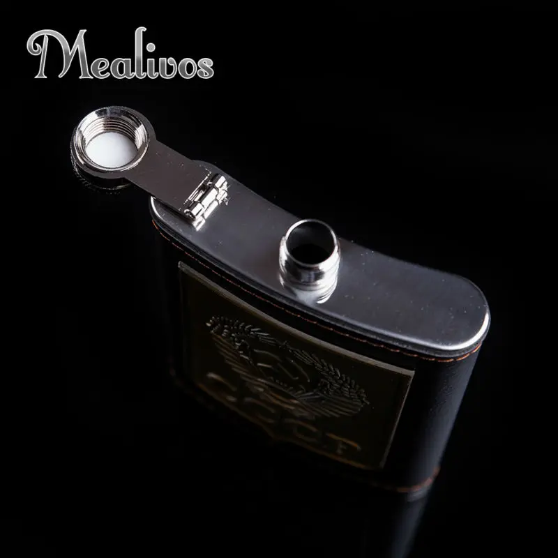Mealivos fashion CCCP 8 oz 304 фляжка из нержавеющей стали посуда для напитков алкоголь ликер