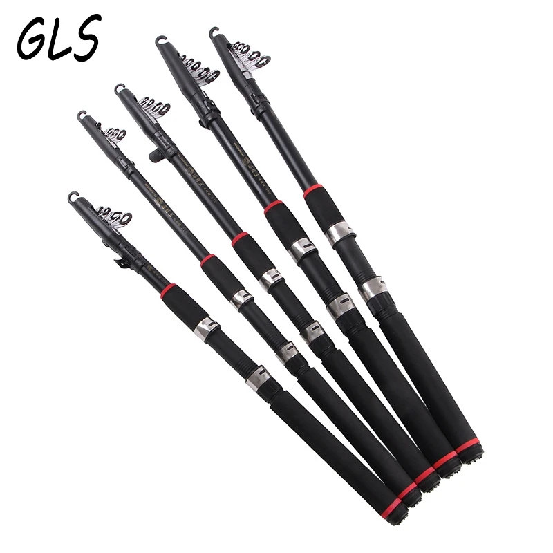 Portable telescopic Fishing rod fishing line Rotate the spool