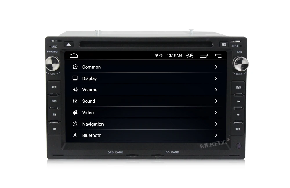 Sale MEKEDE 2DIN HD 1024X600 android 8.1 car gps dvd player fit for VW/Volkswagen/PASSAT/B5/MK5/GOLF/POLO/TRANSPORTER+16G MAP 15