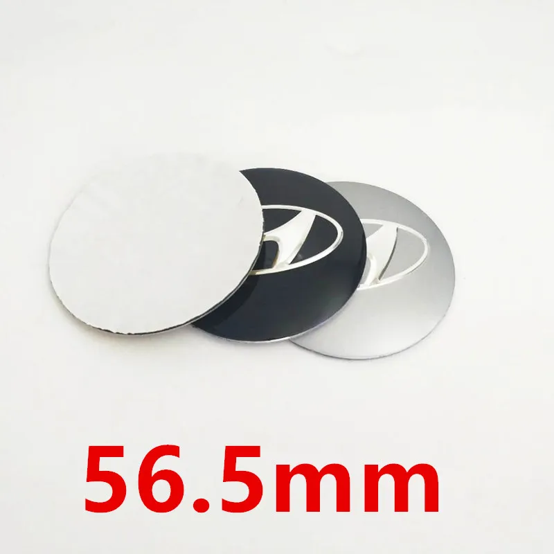 

4X 56.5mm car wheel center hole cover sticker for ix35 ix25 i20 i30 tucson santa fe car styling accessories sticker