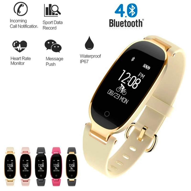 

Smart Watch Waterproof Fashion Bluetooth Smart Watch Android Women Ladies Monitor Smartwatch Relogio Inteligente For Android IOS