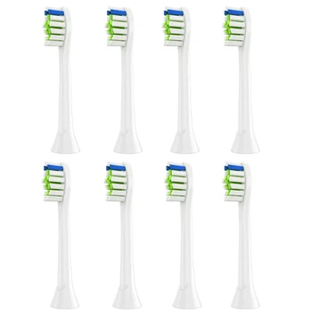 

8x Toothbrush Replacement Heads for Philips Sonicare Diamond Clean FlexCare White Electric Tooth brush Heads HX9331 HX6930