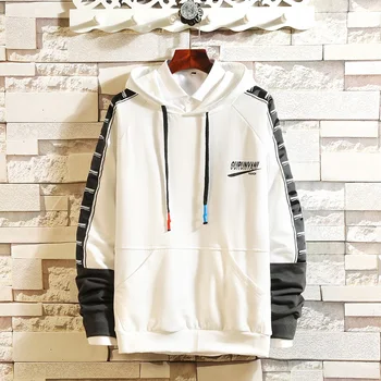 

Classic 2019 New Arrived Hoodie Sweatshirt Men Thick Fleece Style Hip Hop High Streetwear Casual O-Neck Long-Sleeved