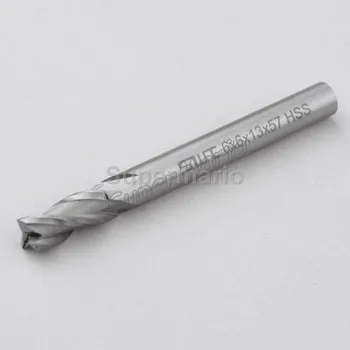 

5X6mm Three Flute HSS End Mill Cutter CNC Bit Aluminium (5x3LHSS6)