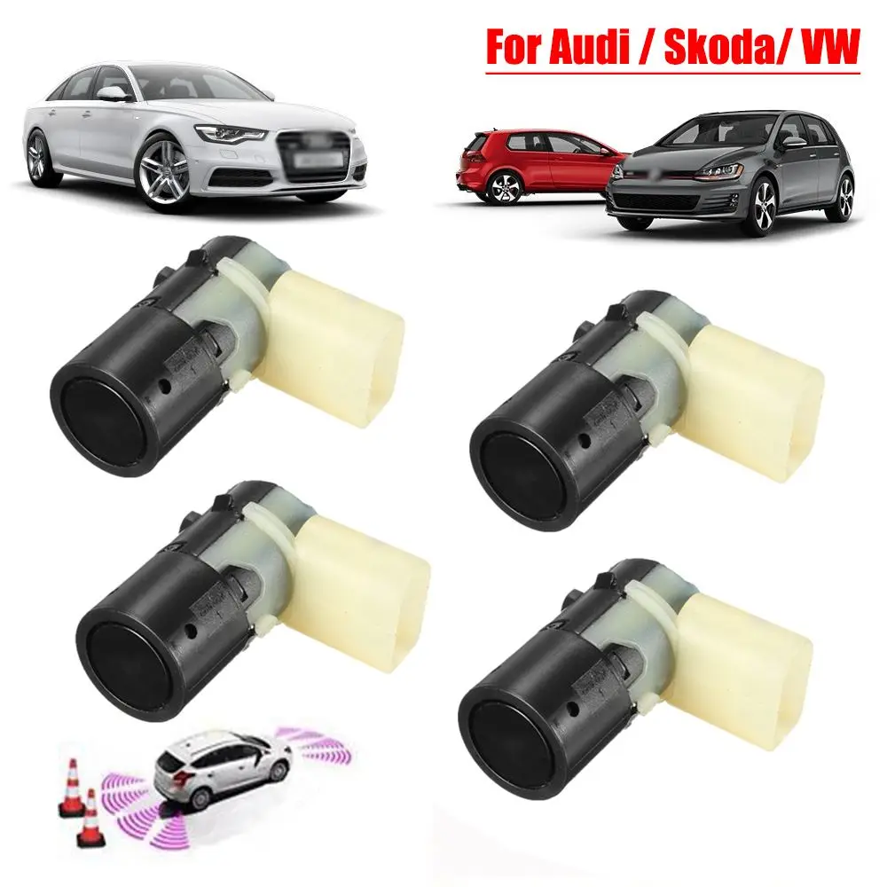 3-контактный PDC парк парковки датчик для VW Audi A2 A4 A6 A8 для Skoda Octavia 7H0919275C - Название цвета: 4pcs